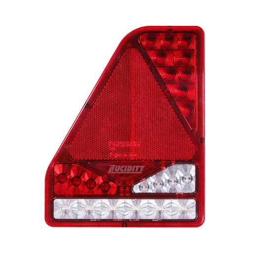 [0101003639] LED achterlicht 12-24V - 5pins links - driehoek model