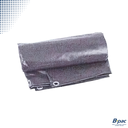 Dekzeil 4x6mtr PVC 600 Gram Grijs