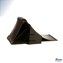 Wielkeg universeel zwart kunststof incl. houder