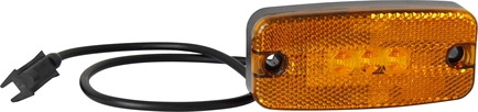 [0107003933] LUCIDITY Zijlicht Oranje LED 0.5mtr PRS kabel  111x50mm