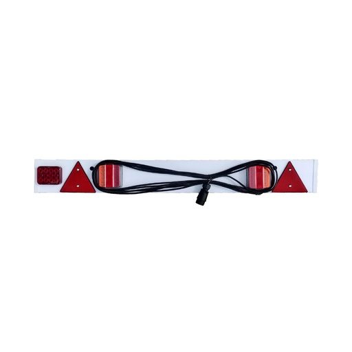 [0105003987] Verlichtingsbalk LED 12V - 9meter kabel - 7pol. L=1220mm