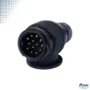 Stekker 13-polig PVC 12v | Indraaiend