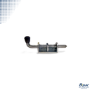 TREKGRENDEL + VEER   ZWARTE DOP