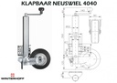 Neuswiel klapbaar AK-200x50  d.60  MULTI+PEN