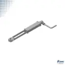 HANDREM rol 60mm - hendel=185mm