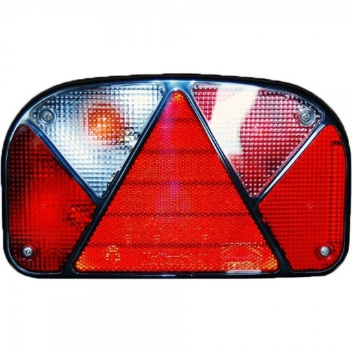 [0614000420] ASPOCK Rear Light Multipoint II, LI + Fog Light 12V