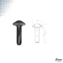 TWISTLOCK Bolt d.38 x 185R314 F-R 1.5" long